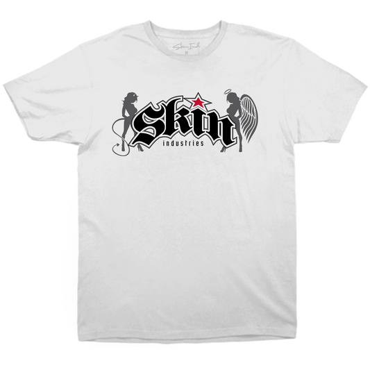 Mens Crew S/S Tee - CON CORP (White)