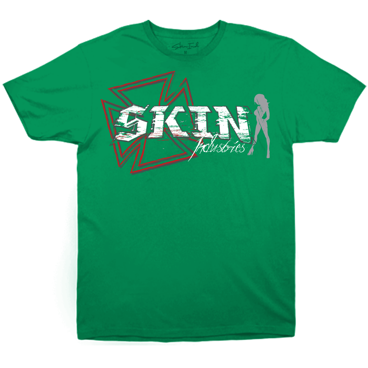 Mens Crew S/S Tee - FICTION (Green) LIMITED