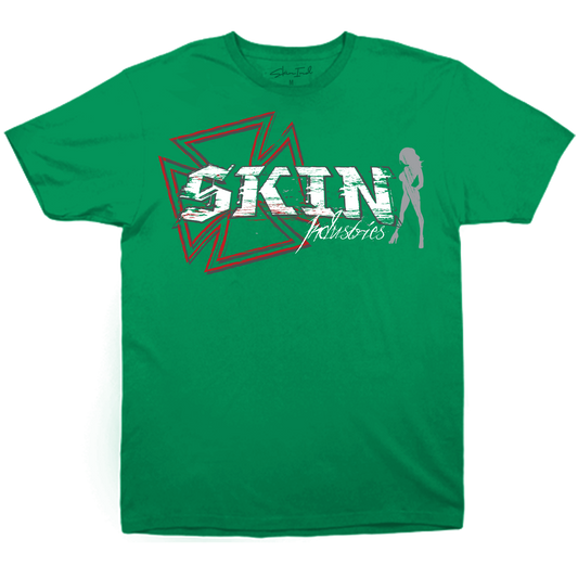Mens Crew S/S Tee - FICTION (Green) LIMITED