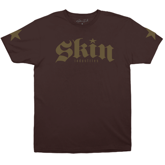 Mens Crew S/S Tee - FOUNDATION (Brown)