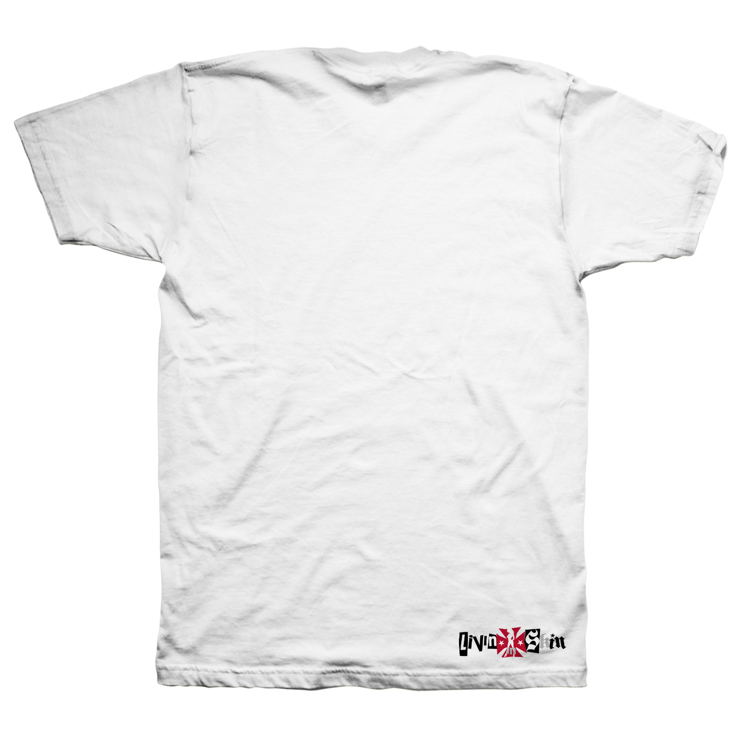 Mens Crew S/S Tee - GOTHIC (White)