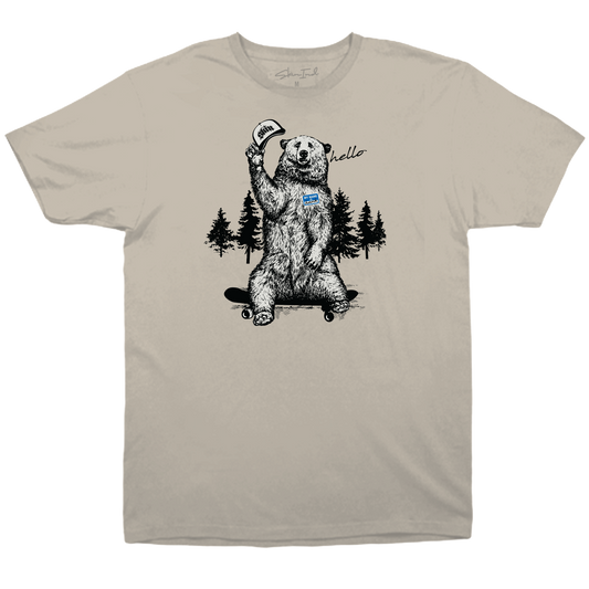 Mens Crew S/S Tee - HANK (Sand)