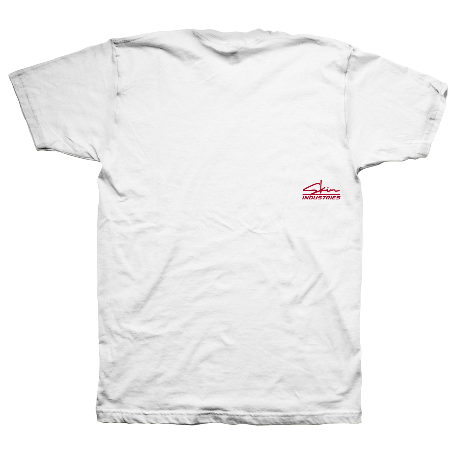 Mens Crew S/S Tee - HIGH ROLLER (White)