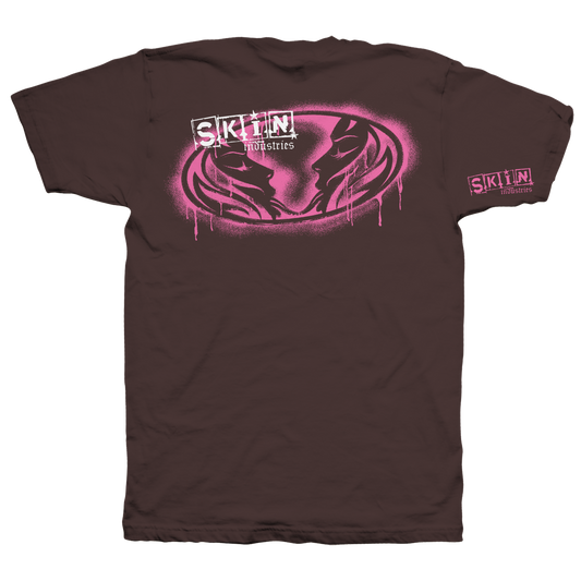 Mens Crew S/S Tee - Kiss Me (Brown)