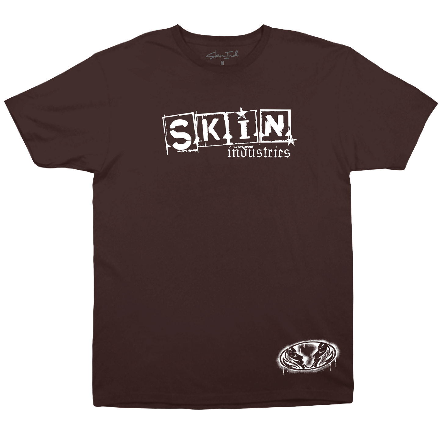 Mens Crew S/S Tee - Kiss Me (Brown)