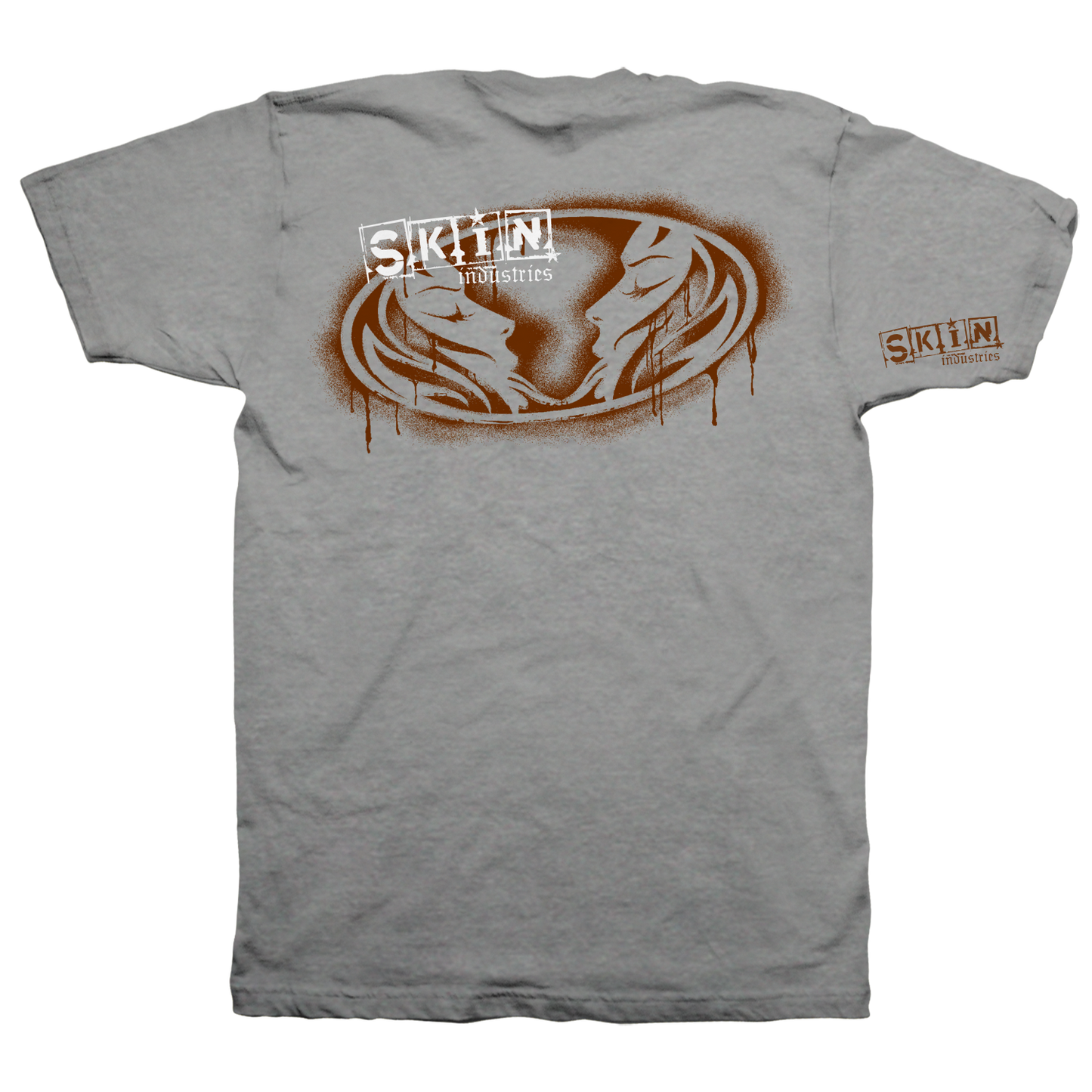 Mens Crew S/S Tee - Kiss Me (Sports Gray)