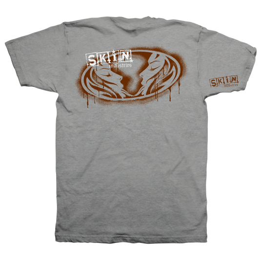 Mens Crew S/S Tee - Kiss Me (Sports Gray)