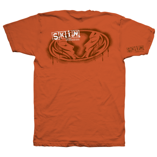 Mens Crew S/S Tee - Kiss Me (Texas Orange)