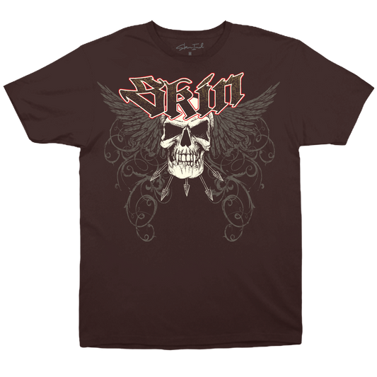 Mens Crew S/S Tee - PAIN (Brown)