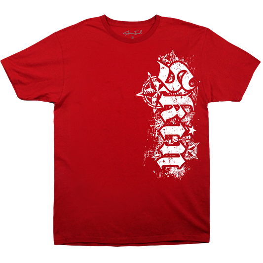 Mens Crew S/S Tee - ROCKSTAR (Red)