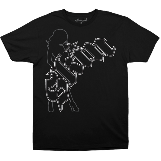 Mens Crew S/S Tee - SIDESWIPE (Black)