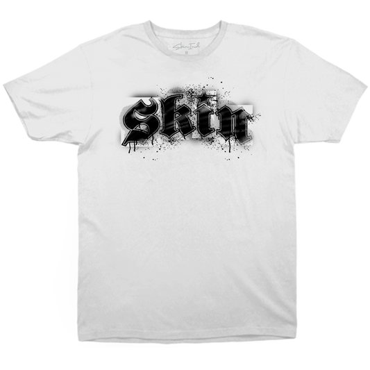 Mens Crew S/S Tee - STENCILA (White)