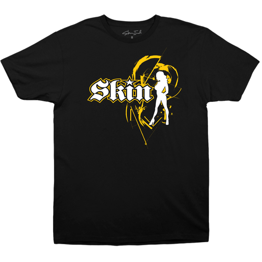 Mens Crew S/S Tee - STROKED (Black)