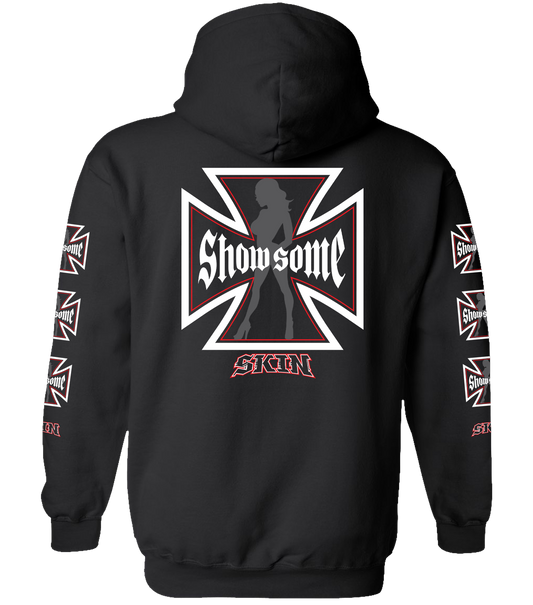 Mens Hoodie (Pullover) BIG BOI (Black)