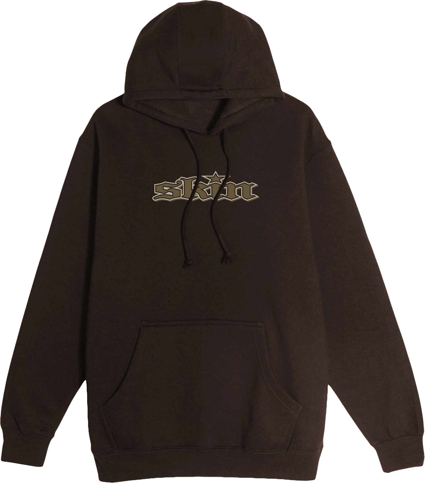 Mens Hoodie (Pullover) - C5 (Brown)