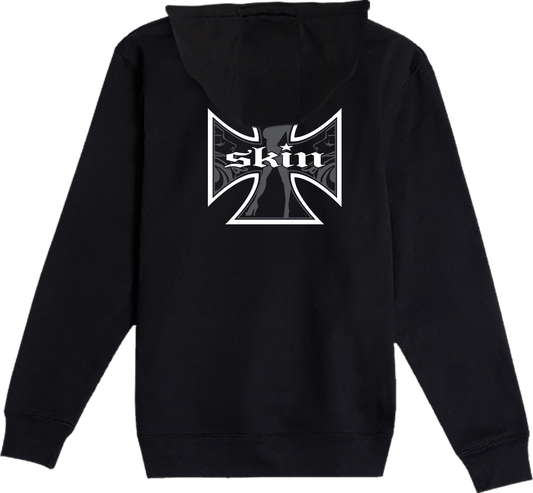 Mens Pullover Hoodie - C5 (Black)