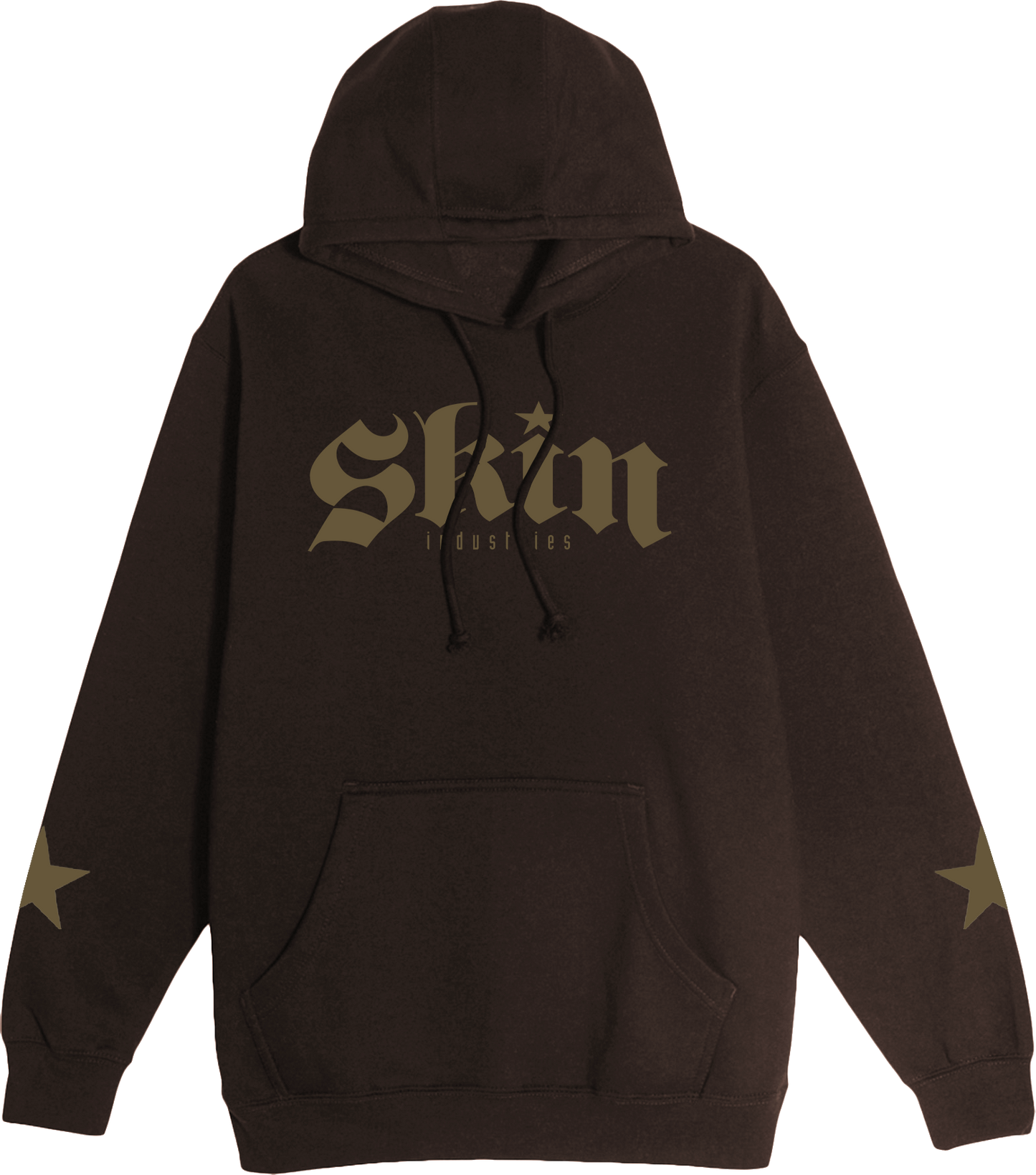 Mens Hoodie (Pullover) - FOUNDATION (Brown)