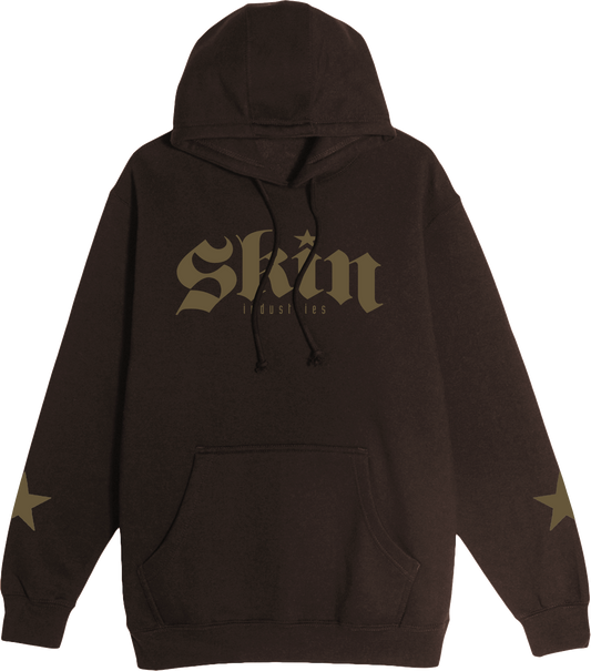 Mens Hoodie (Pullover) - FOUNDATION (Brown)