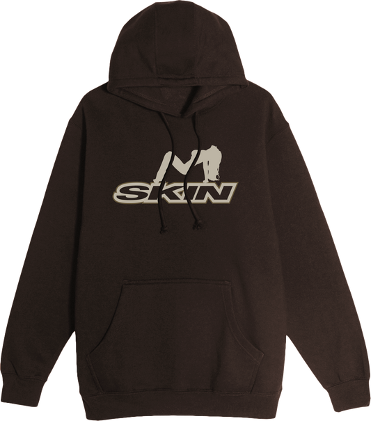 Mens Hoodie (Pullover) - ICON (Brown)