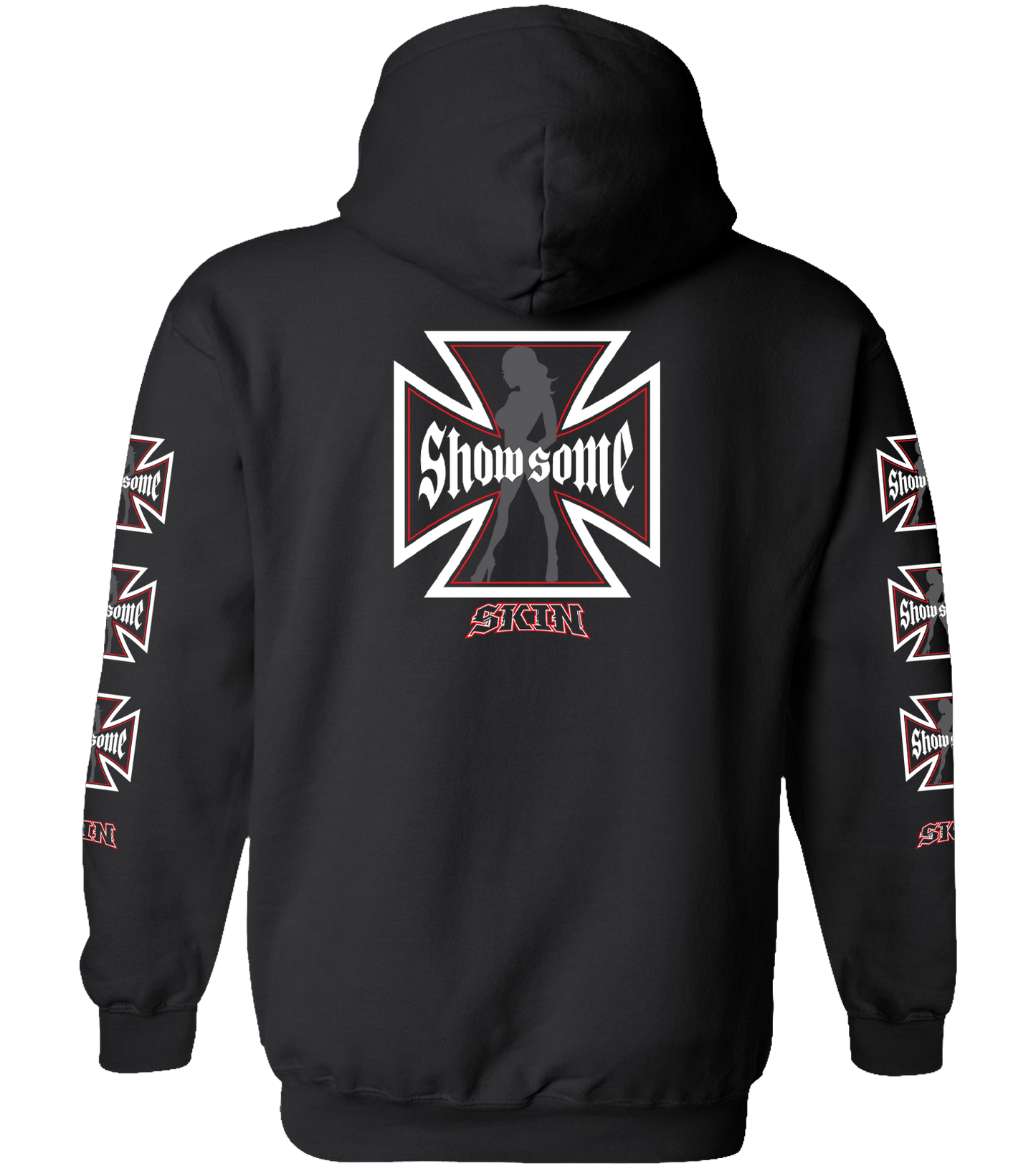 Mens Hoodie (Pullover) LIL BOI (Black)