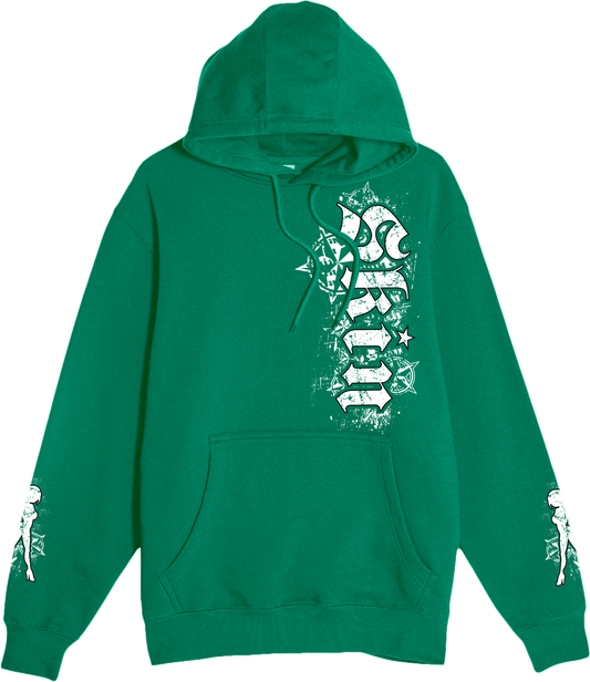 Mens Pullover Hoodie - ROCKSTAR (Kelly Green)