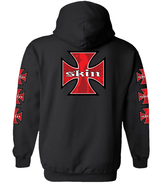 Mens Hoodie (Pullover) RUMBLER (Black)