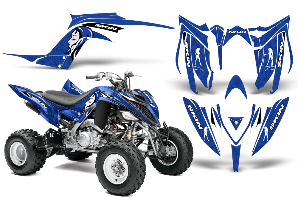 Graphic Kits (Quad / ATV) - YAMAHA RAPTOR (Blue)