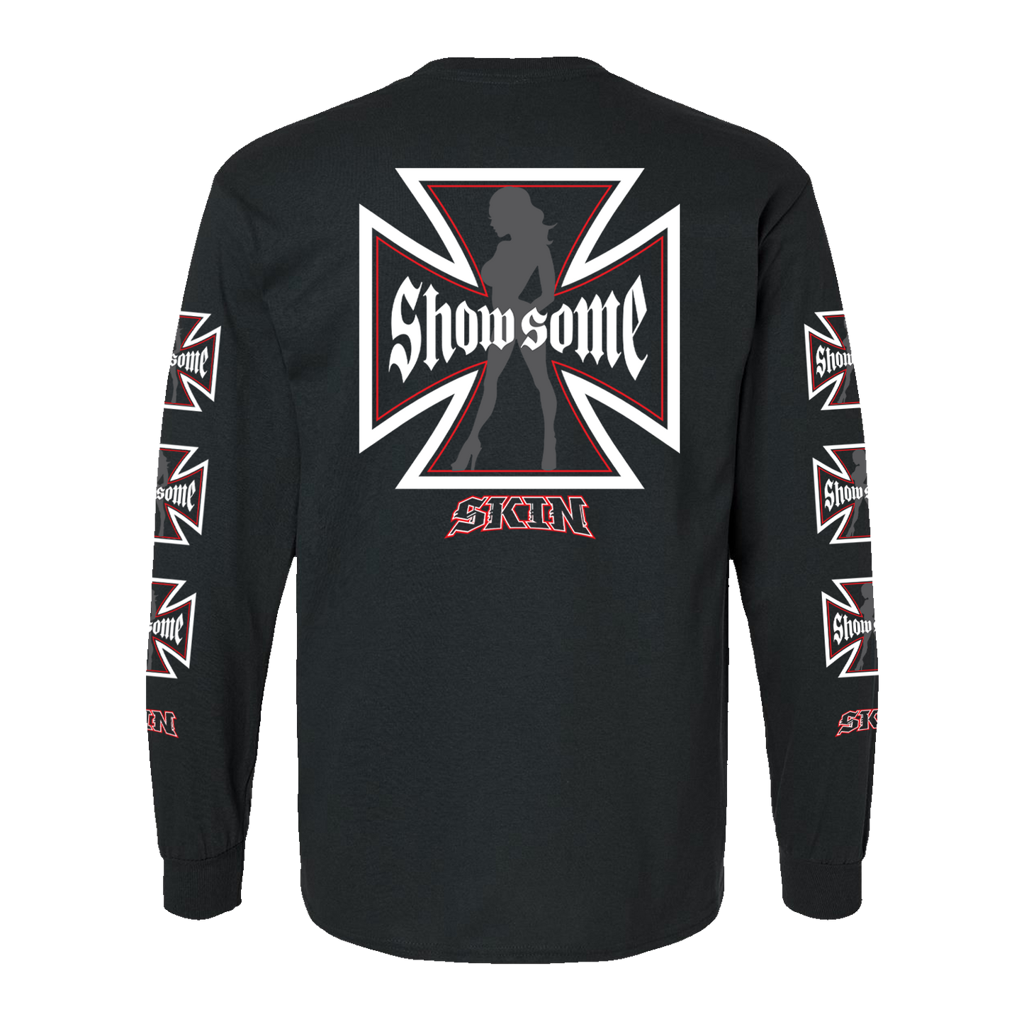 Mens Crew L/S Tee - BIG BOI (Black)