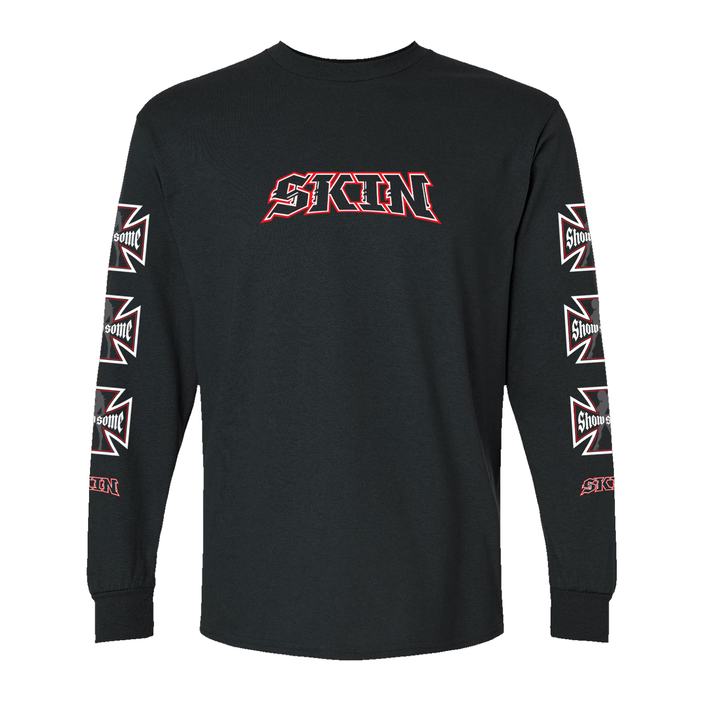 Mens Crew L/S Tee LIL BOI (Black)