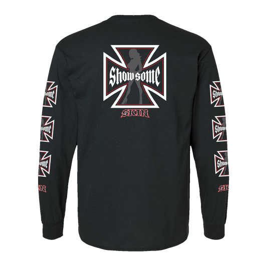 Mens Crew L/S Tee LIL BOI (Black)