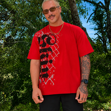 CAGE- Red | ELITE Tee