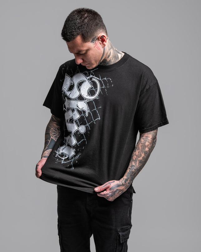 Men’s S/S Tee Premium | CAGE - Black