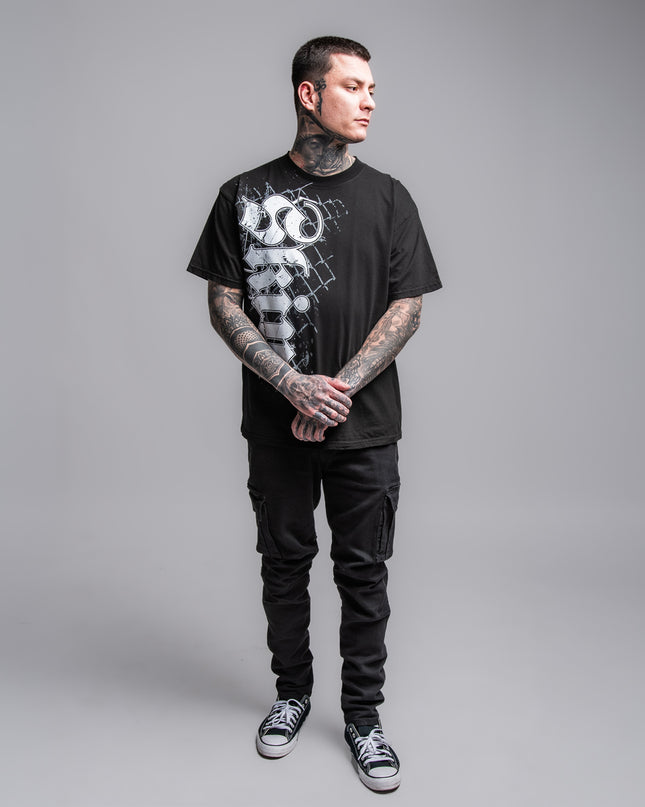 Men’s S/S Tee Premium | CAGE - Black