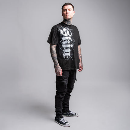 Men’s S/S Tee Premium | CAGE - Black