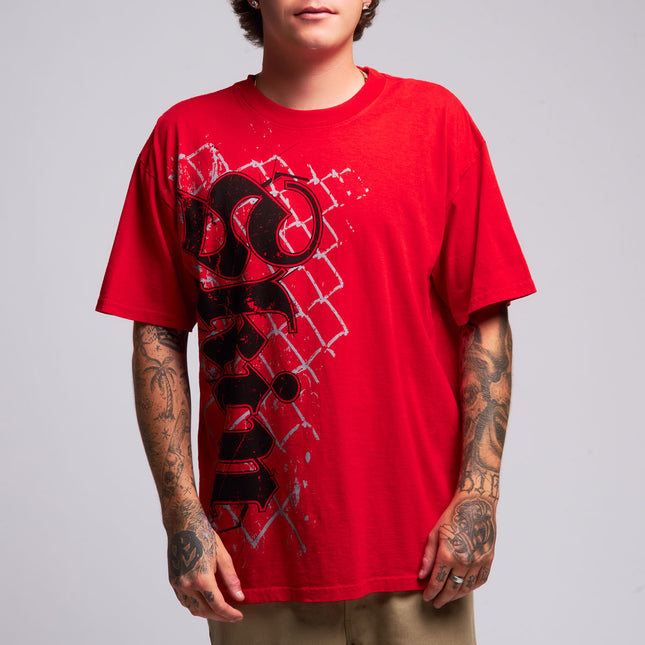 Men’s S/S Tee Premium | CAGE - Red