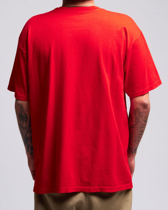 Men’s S/S Tee Premium | CAGE - Red