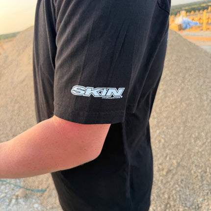 Men’s S/S Tee Premium | ICON -Black/Blue