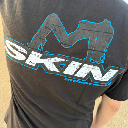 Men’s S/S Tee Premium | ICON -Black/Blue