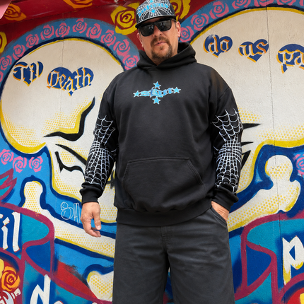 Men's Hoodie P/O | SPIDER - Black