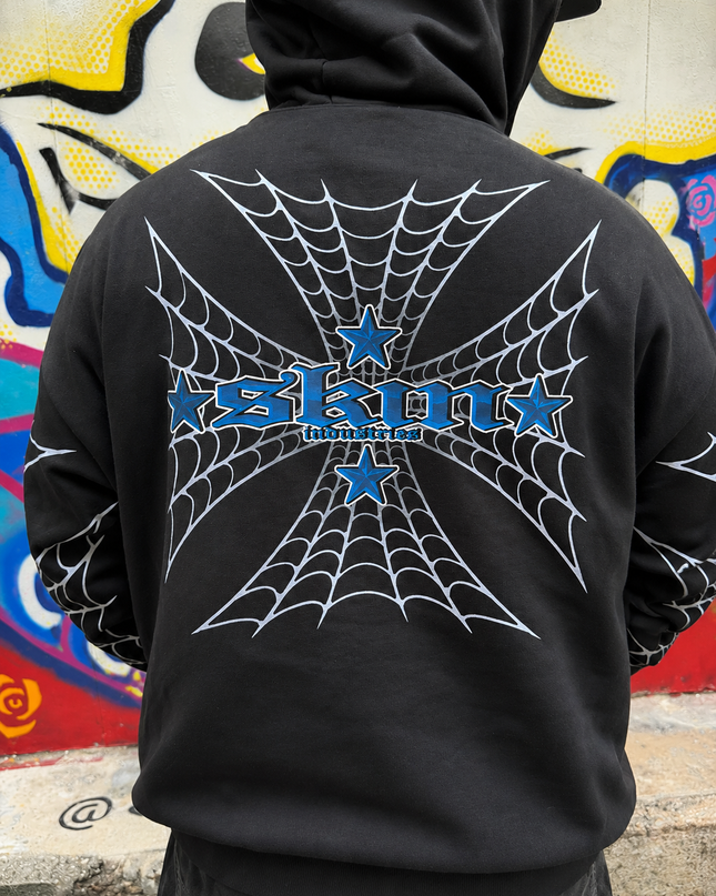 Men's Hoodie P/O | SPIDER - Black