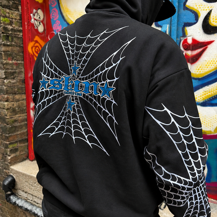 Men's Hoodie P/O | SPIDER - Black