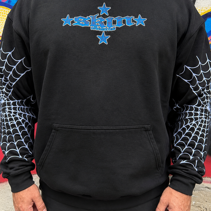 Men's Hoodie P/O | SPIDER - Black