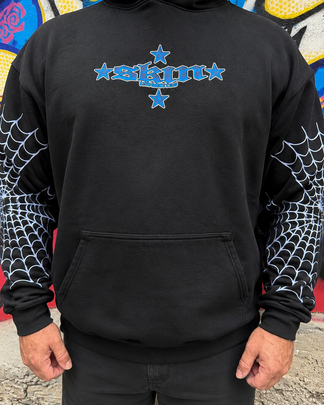 Men's Hoodie P/O | SPIDER - Black