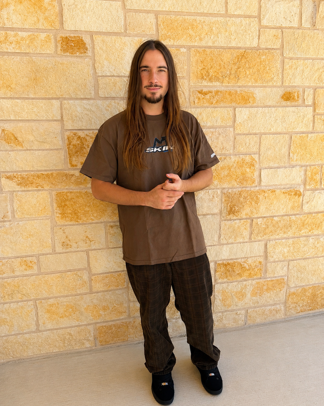 Men’s S/S Tee Premium | ICON -Brown