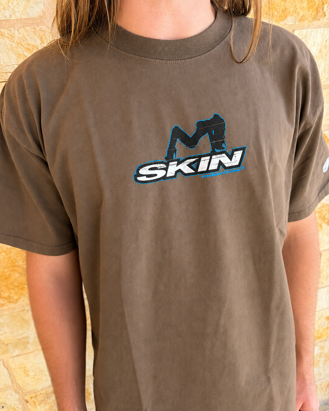 Men’s S/S Tee Premium | ICON -Brown