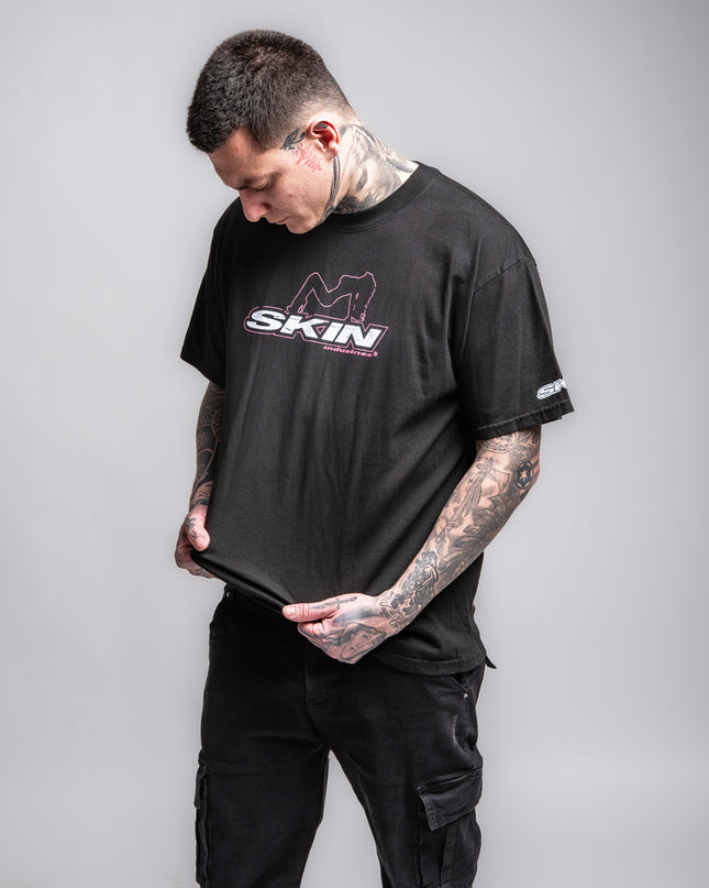 Men’s S/S Tee Premium | ICON -Black/Red