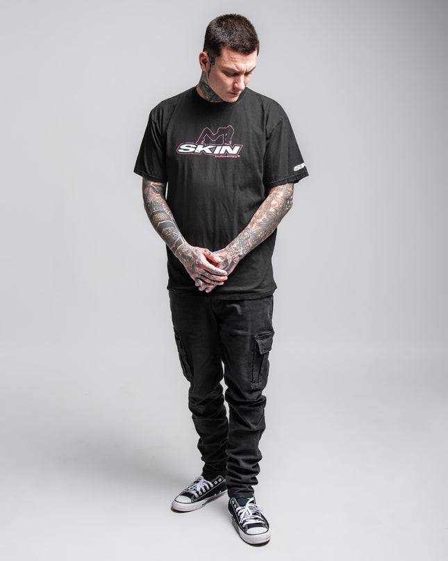 Men’s S/S Tee Premium | ICON -Black/Red