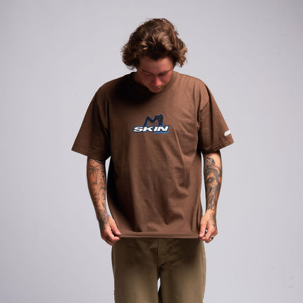 Men’s S/S Tee Premium | ICON -Brown