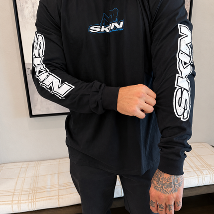 Men's L/S Tee Classic | ICON - Black (Blue)