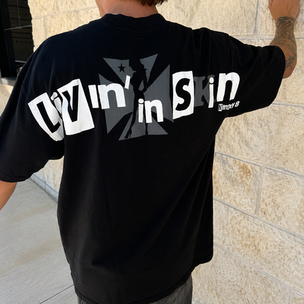 LIVIN' - Black | ELITE Tee